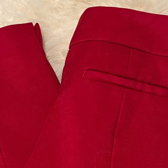 Talbots Signature Red Ankle High Rise Pants - Picture 5 of 8